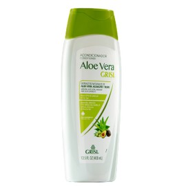 Grisi Aloe Vera Conditioner, Moisturizing Conditioner with Aloe Vera Extract, Paraben Free, Hair Product for Soft and Shiny Hair, 2-Pack of 13.5 FL Oz each, 2 Bottles.