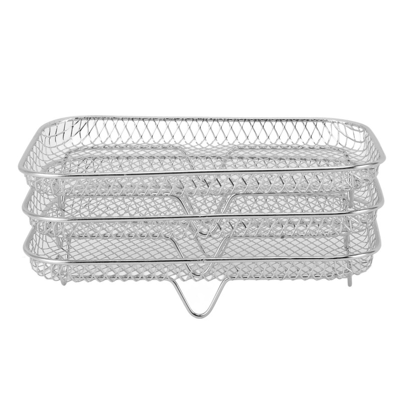 3PCS Fryer Rack Set 304 Stainless Steel Stackable Multi Layer