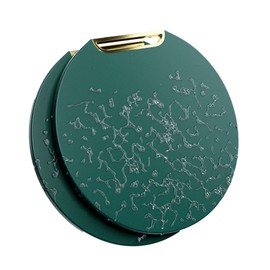 Naita, Round Cutting Board, Antibacterial, Heat Resistant, Boiling, Handle, Round Storage, Space Saving, Dishwasher Safe, Large, 14.0 x 13.7 inches (35.5 x 34.7 cm) (Round)