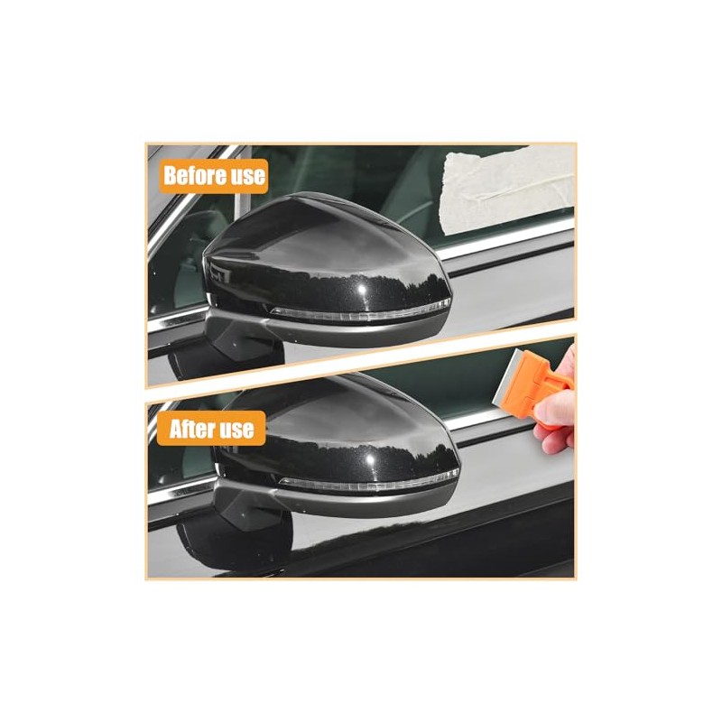2 Sets Razor Blade Scrapers, Plastic Scraper Tool Extra 10