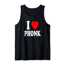 I Heart (Love) Phonk Hip-Hop Trap Music Memphis Southern Tank Top