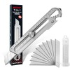 BECOWIN 7-In-1 Mutipurpose Utility Knife, Stainless Steel Retractable Box Cutter,