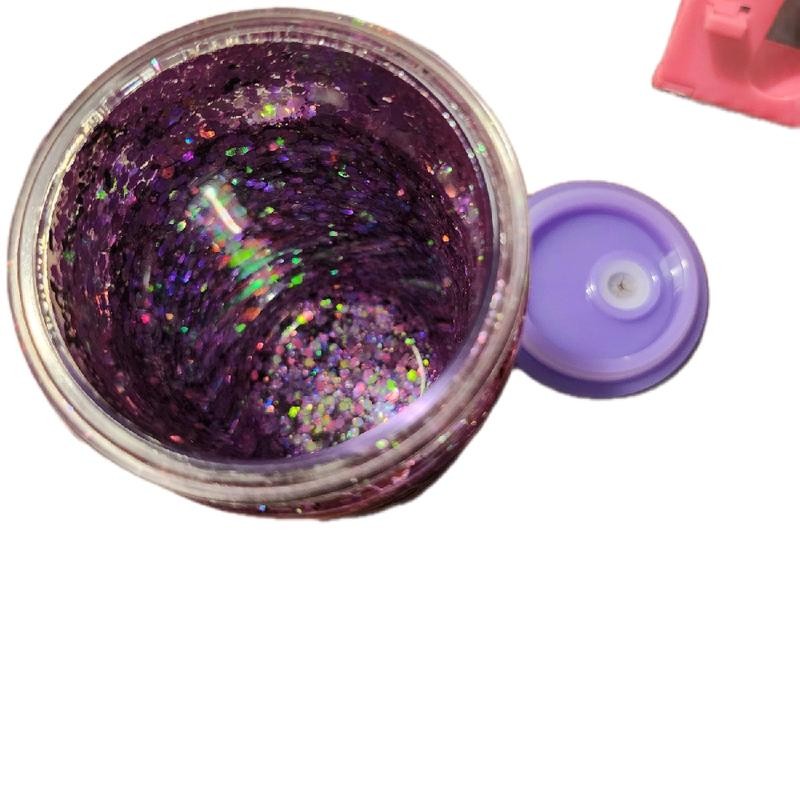 Snow Globe Plastic Tumbler Cup Set for Drinks Glass Cups