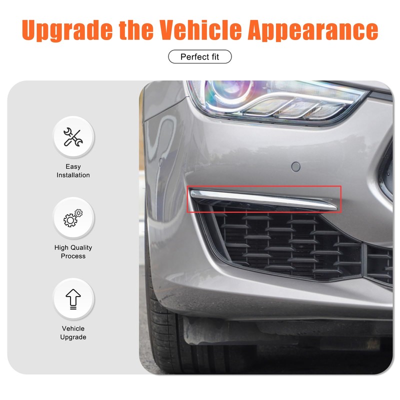 TOYCIDFG Car Front Bumper Vent Decorative Cover Trim Compatible with