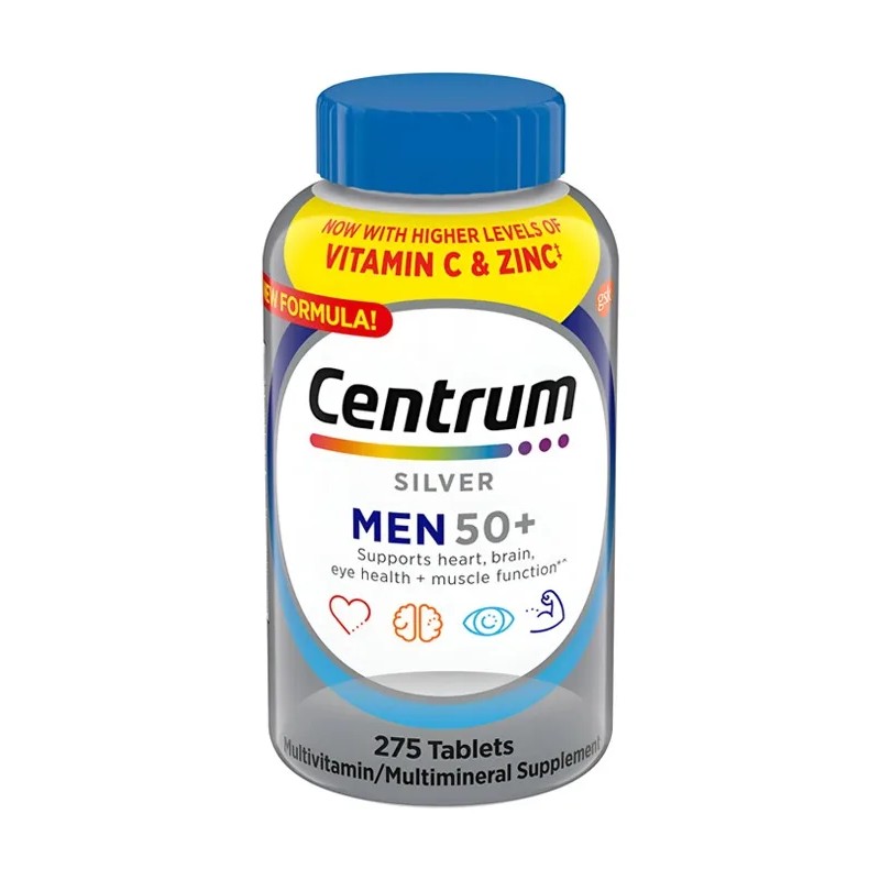 Paq. Centrum Silver Men & Women 50+ (550 Tabletas) Vitaminas