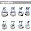 Yakamoz 8Pcs Drill Stop Collar Set - Drill Bit Depth