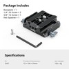 SMALLRIG Universal LWS Baseplate with Dual 15 mm Rod Clamp