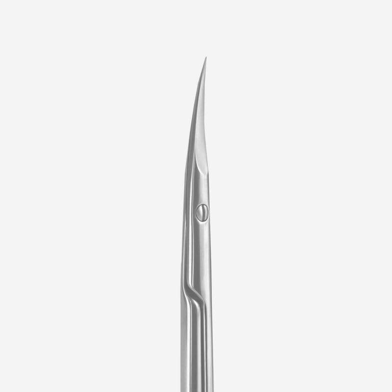 STALEKS PRO Expert SE-20/2 Cuticle Scissors Curved Handle Ergonomic Rings