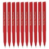 FibrePoint Fineliner Pens, RED, Extra Fine Tip (0.5mm), Pack of