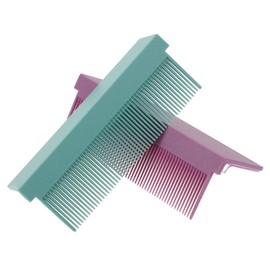 FOMIYES 2pcs Electric Straightening Comb for Hair Styling Professional Hot Comb Attachments for Salon Home Use Easy to Carry Hair Tool