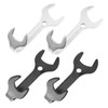 TEHAUX 16 pcs Wrench Shaped Multi Purpose Hanger for Bathroom