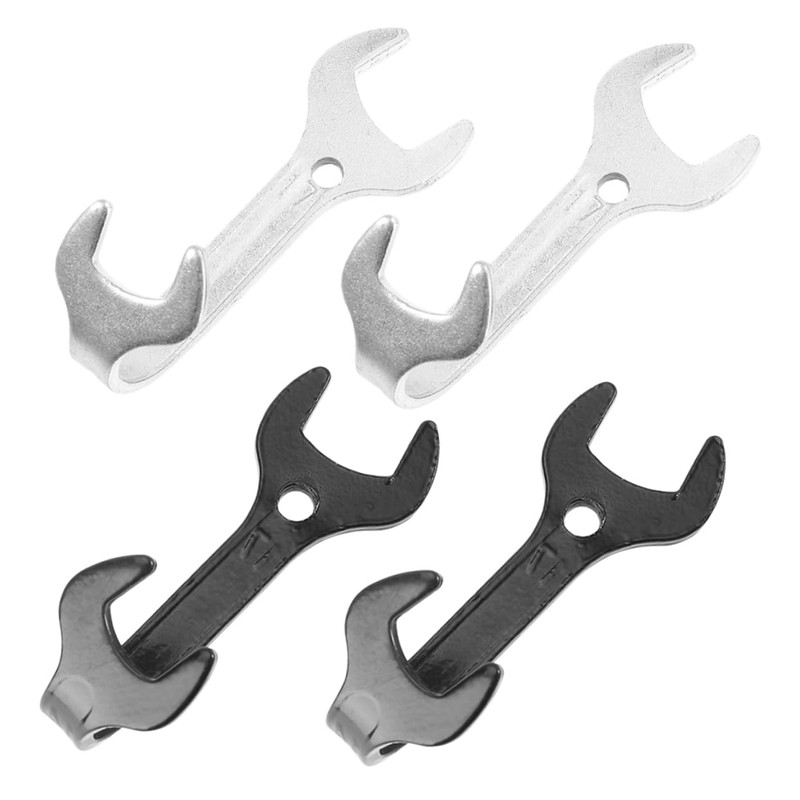 TEHAUX 16 pcs Wrench Shaped Multi Purpose Hanger for Bathroom