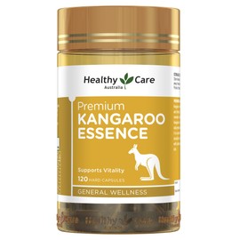 Healthy Care Premium Kangaroo Essence - 120 Capsules, yellow | Supports vitality