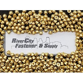 (100) 6-32 Brass Acorn/Dome/Cap Hex Nut #6 x 32 Nuts 6x32 Nut 6/32 Model-FRF-204