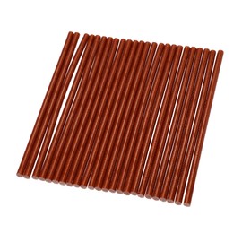 X AUTOHAUX 24pcs 7 x 200mm EVA Bling Paintless Dent Repair Hot Melt Glue Sticks Red Universal for Car Auto