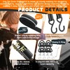 Terixe 4 Pack Tie Down Kit for Ruffland Kennel -
