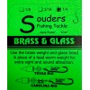 Souders Fishing Tackle 1/4 oz Brass & Glass Combo Pack-