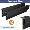 Maasechs Dock Bumpers Full Face Edge PVC Profile Guard with