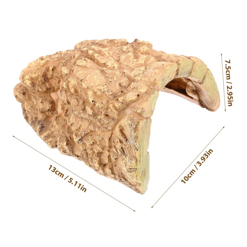 SUPVOX Reptile Hideout Cave Resin Habitat for Turtles Bearded Dragons