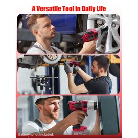 AVID POWER 1/2" Cordless Impact Wrench (Tool Only), Impact Gun w/Max Torque 330 ft lbs (450N.m), Power Impact Wrenches, ACIW326-Bare