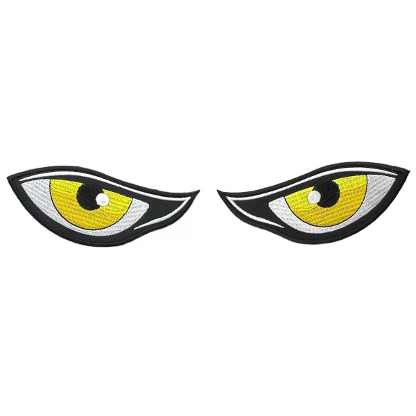Yellow Eyes pair 8 Inch total width Patch IV6342 F7D6K