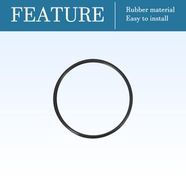 QUARKZMAN Nitrile Rubber Rings Seal Repair 75 mm x 65 mm x 5 mm for Tap Plumbers Repair Seal Connection, Black Pack of 5