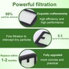 lasuroa 4pcs HEPA Filter Replacement Compatible with Baby Brezza Bottle