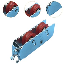 Qianly Sliding Door Roller Assembly Sliding Door Bottom Wheels Sliding Door Pulley for Aluminum Alloy Door/Window, 8mm Wide Wheel