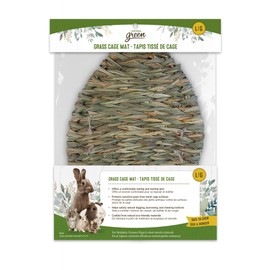 Living World Green Grass Cage Mat, Large, 42 cm L x 28 cm W x 3 cm D (16.5 x 11 x 1 in)