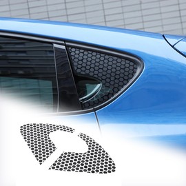 METYOUCAR Seat Leon MK2 2008-2012 Rear Side Window Sticker Black Honeycomb