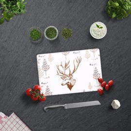 DECORITA Cervus Deer | Cam Kesme Tahtası (20cm x 30cm)