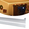 Muzata 5Pack 3.3FT/1M LED Channel Aluminum Spotless LED Diffuser Channel