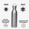 Qwetch - Water Bottle 600 ml Stainless Steel Green Emerald