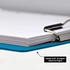 Carstens Heavy Duty Book Style Clipboard with Cover, 2 Clips