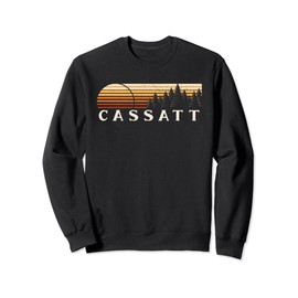 Cassatt, SC Vintage Evergreen Sunset Eighties Retro Sweatshirt