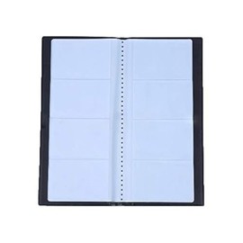 Grekywin Business Card Book Name Card Holder Business Card Organizer PU Leather Name Card Holder Hold 400 Cards (Black), Black, Name Card Holder