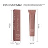 Tinted Lip Butter Balm, 4 Colors Moisturizing Lip Gloss Clear