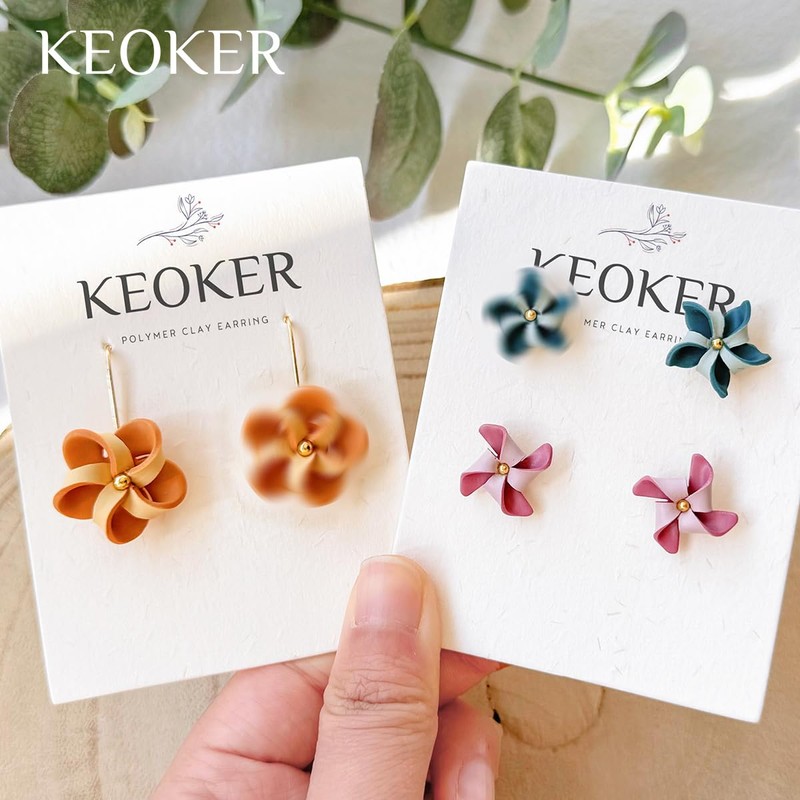 KEOKER Polymer Clay Cutter Set - 6 Spring and Summer