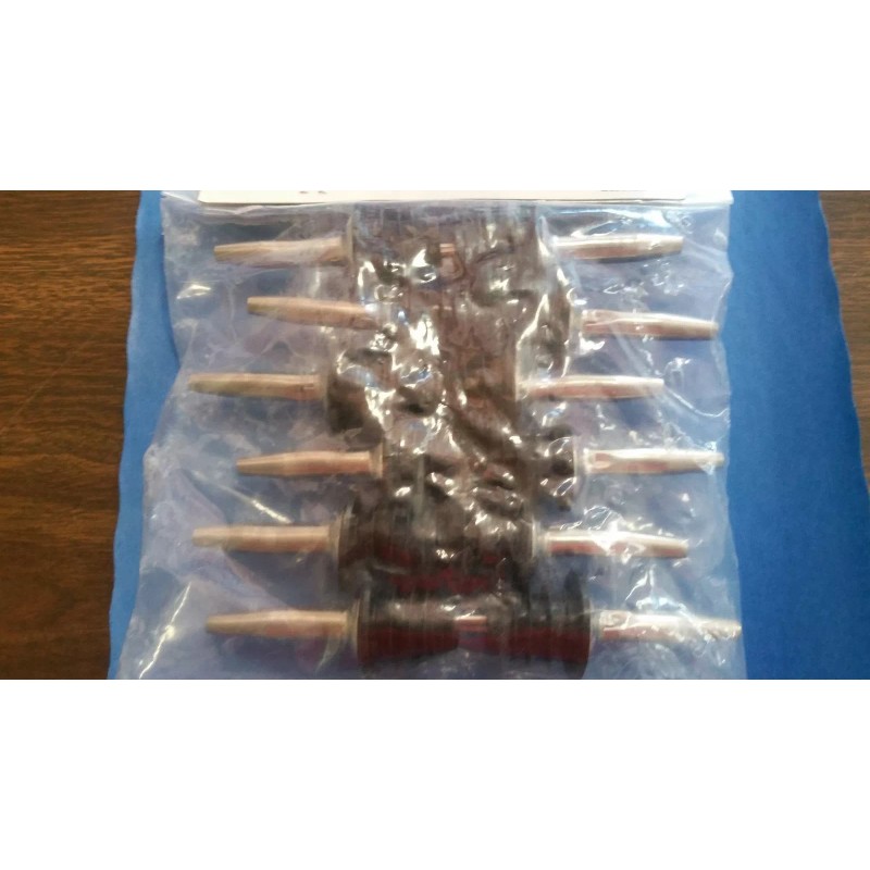 Update (ONE DOZEN) CHROME TAPERED LIQUOR POURER HEAVY DUTY METAL