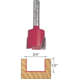 Freud 16-104 3/4-Inch Diameter by 1/2-Inch Mortising Router Bit, 1/4-Inch Shank