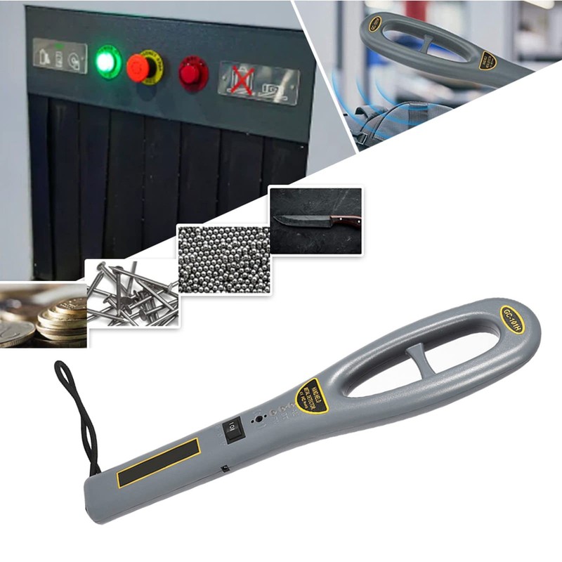 Portable Metal Scanner, Hand Held Metal Detector, Security Wand High