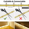 PAUTIX COB LED Strip Lights 48ft/15m Super Bright,504 LEDs/m Warm