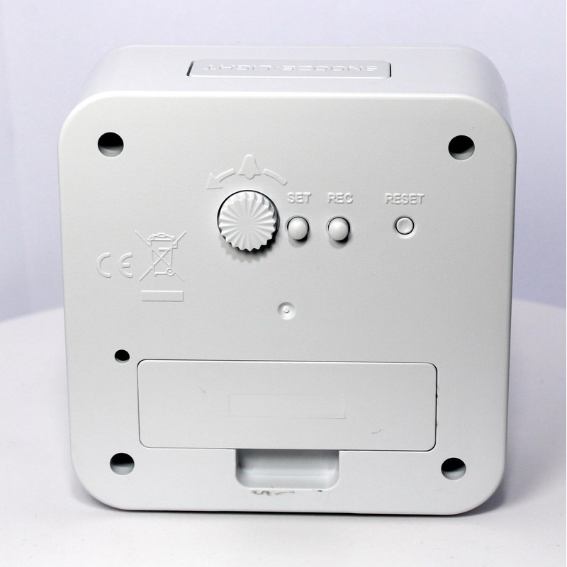 Atlanta Radio Alarm Clock without Ticking Analogue Light Snooze Alarm