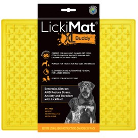 LickiMat X Large Buddy Dog Lick Mat, Dog Calmer, Slow Feeder, Anxiety Reliever and Alternative to Puzzle Toys and Slow Feeder Bowls.