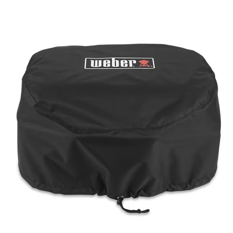 Weber Lumin Electric Grill with Stand Grill Cover, Black, Polyester