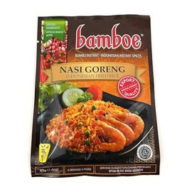 bamboe - NASI GORENG - INDONESIAN FRIED RICE - 6 x 1.4 OZ / 40 g / Product of Indonesia