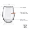 BenShot Wine Glass with Real .308 Bullet - 15oz |