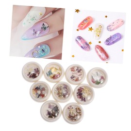 Healvian Butterfly Nail Art Accessories Manicure Decor for Eye-catching Designs Elegant Nail for Women Girls for Home Use and Crafting