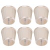 6PCS Modern Simple Chandelier Pendant Lamp Shade Cover Fabric Lampshade