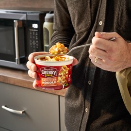 Campbell's Chunky Soup, Classic Chicken Noodle Soup, 15.25 Oz Microwavable Bowl
